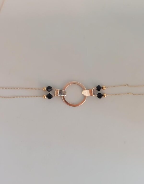 Handmade 14K Solid Gold Karma Necklace - Image 11