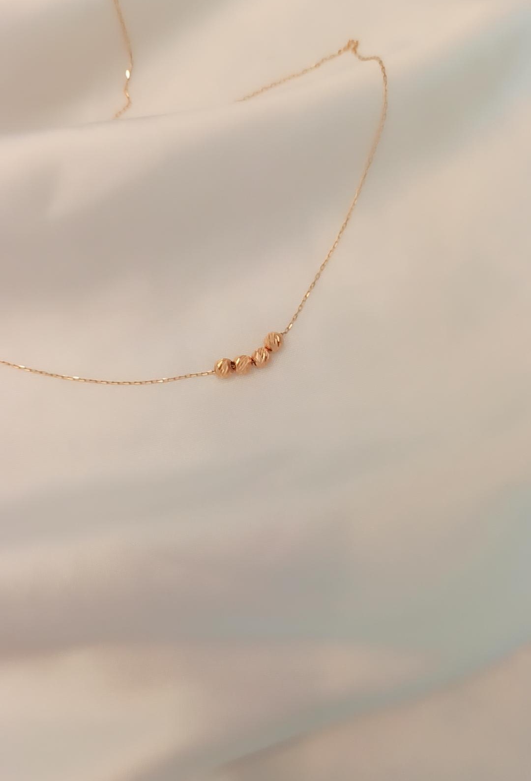 Handmade 14k solid Gold chain necklace, oval mixed round link chain, chunky gold necklace jewelry gift women - Image 16